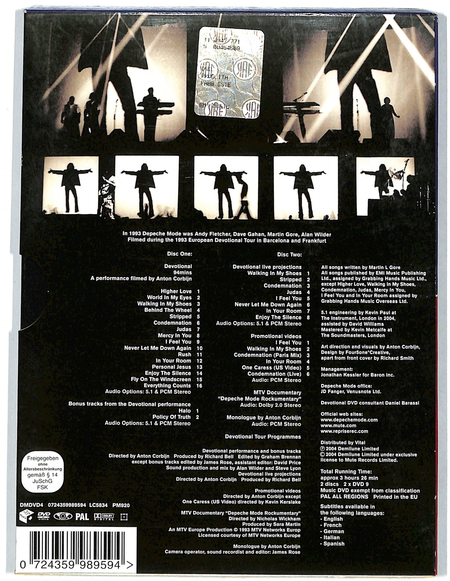 EBOND Depeche Mode - Devotional DVD DB678166