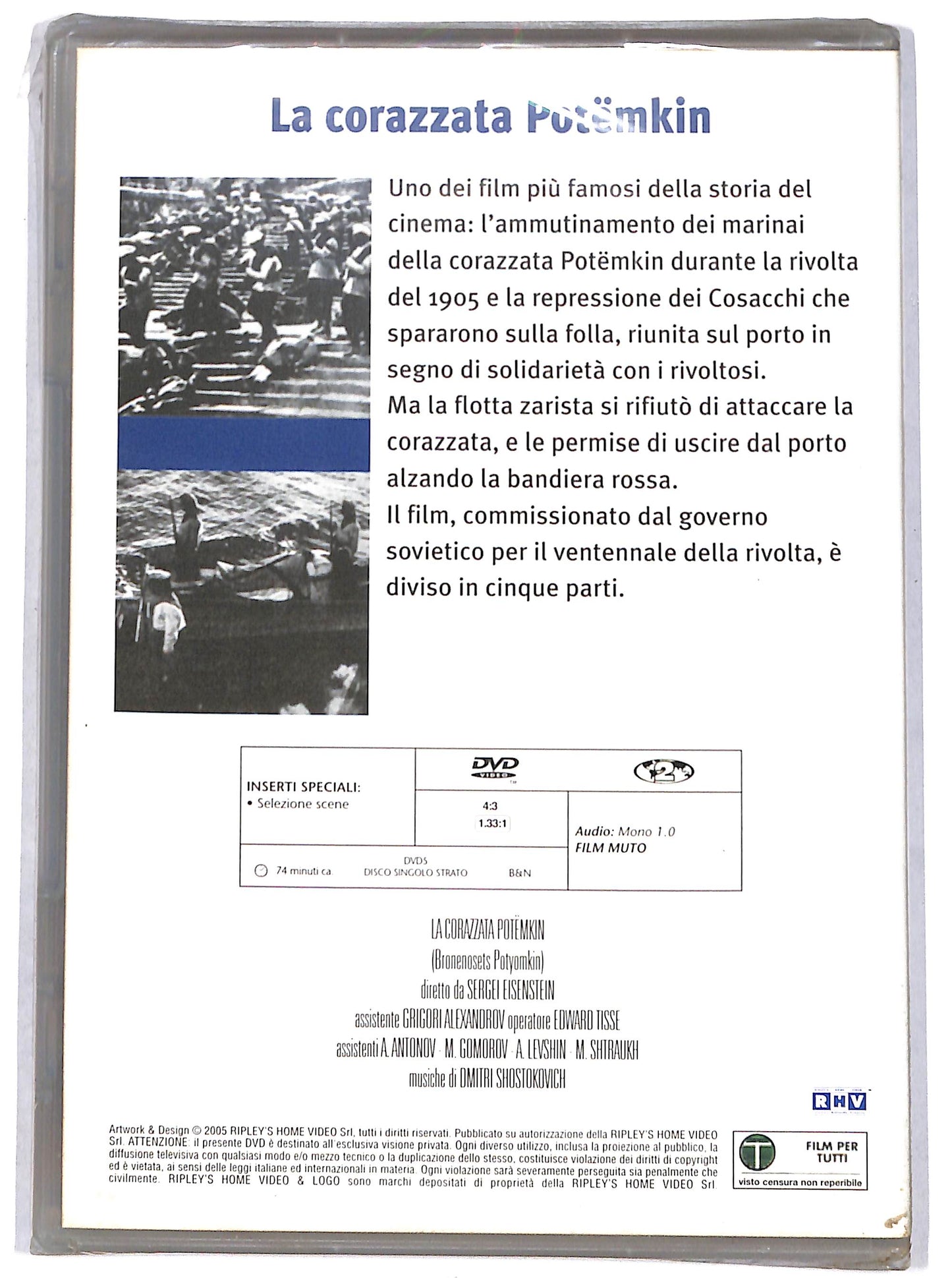 EBOND La corazzata Potemkin EDITORIALE DVD DB678313