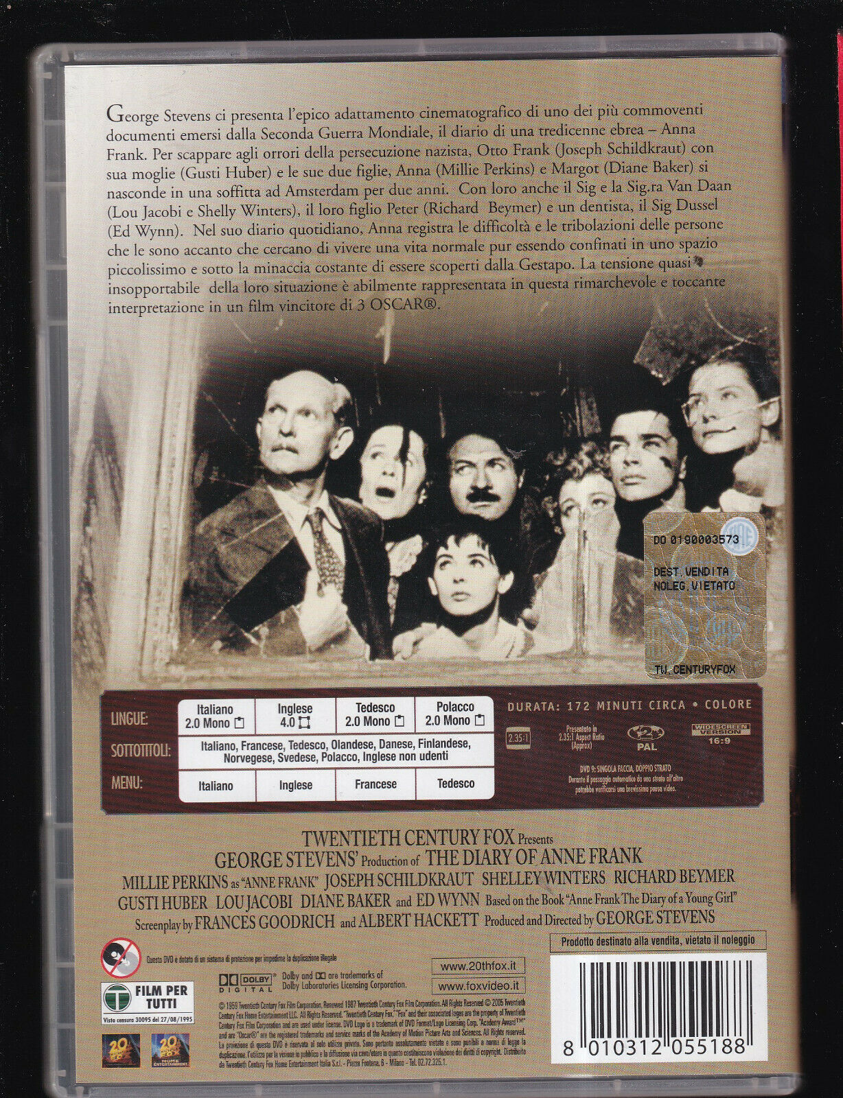 EBOND Il Diario Di Anna Frank DVD DB678315