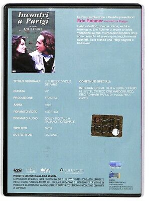 EBOND Incontri a Parigi Di Eric Rohmer Editoriale DVD DB678316
