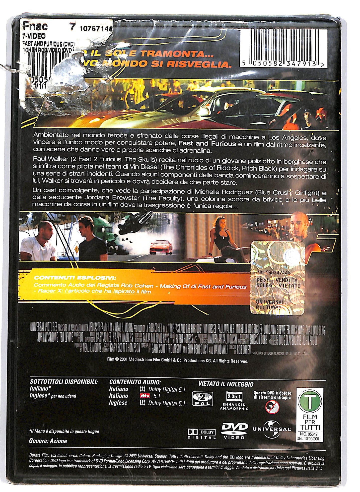 EBOND Fast and furious DVD DB678321