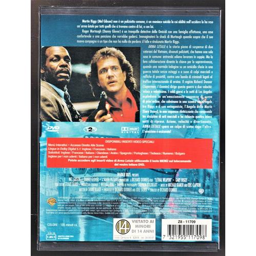 EBOND Arma Letale 1 [lethal Weapon] Con Mel Gibson Snapper DVD DB678337