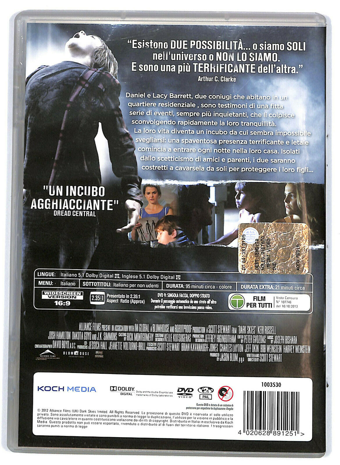 EBOND Dark Skies - Oscure Presenze DVD DB678360