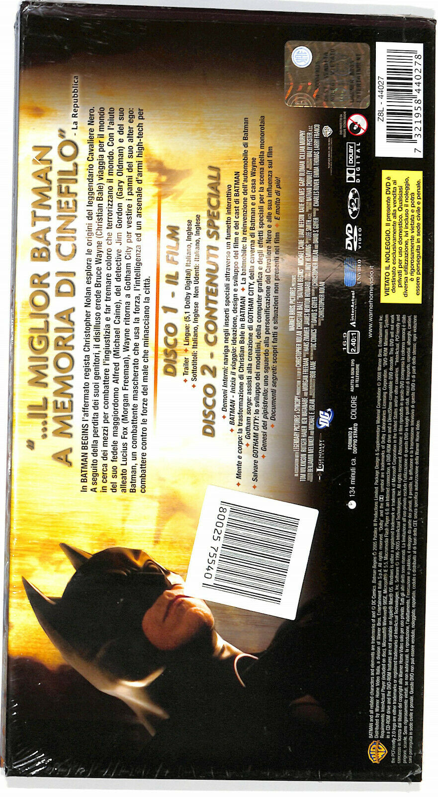 EBOND Batman Begins DVD DB678619