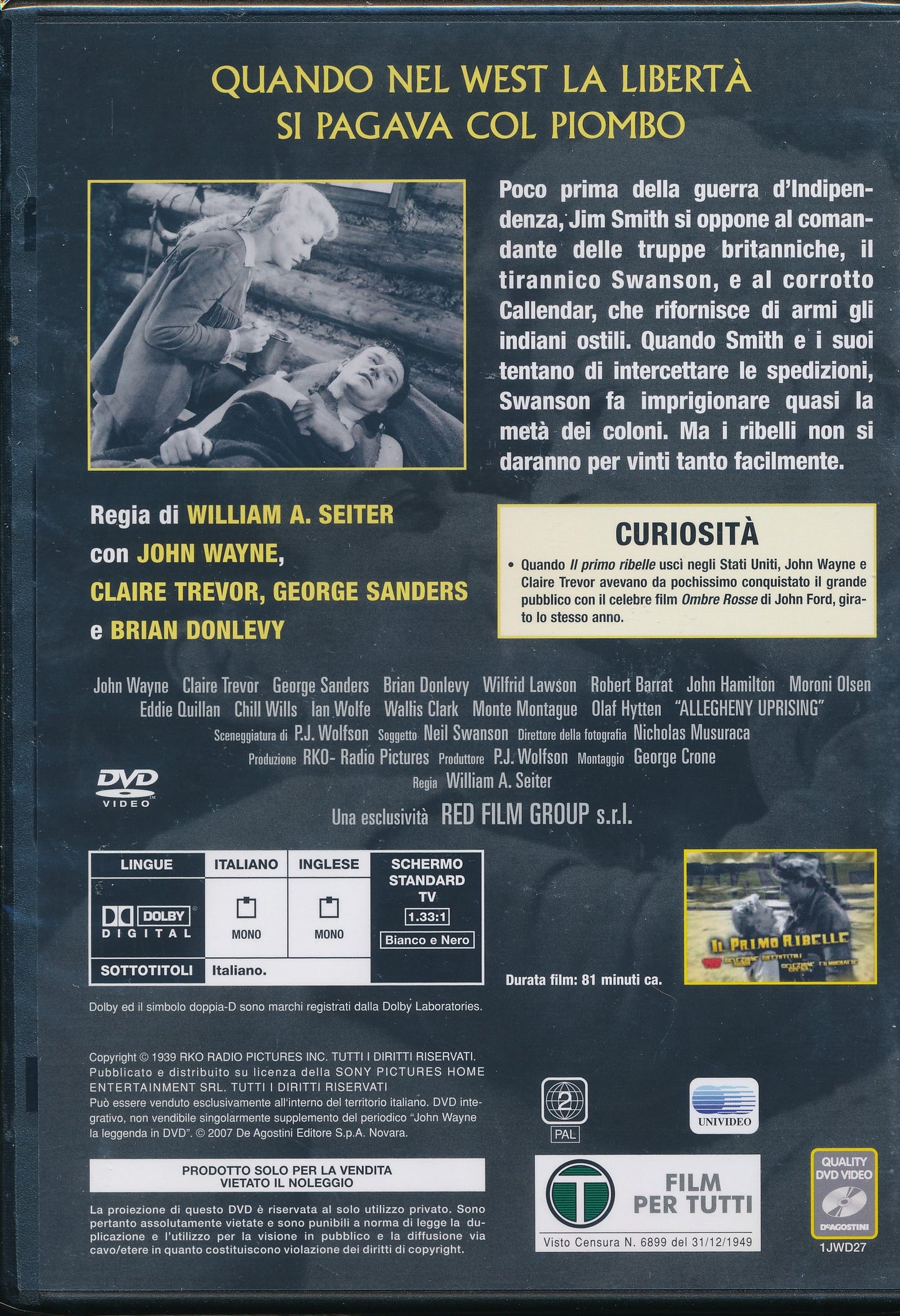 EBOND Il primo ribelle - John Wayne EDITORIALE DVD DB678710