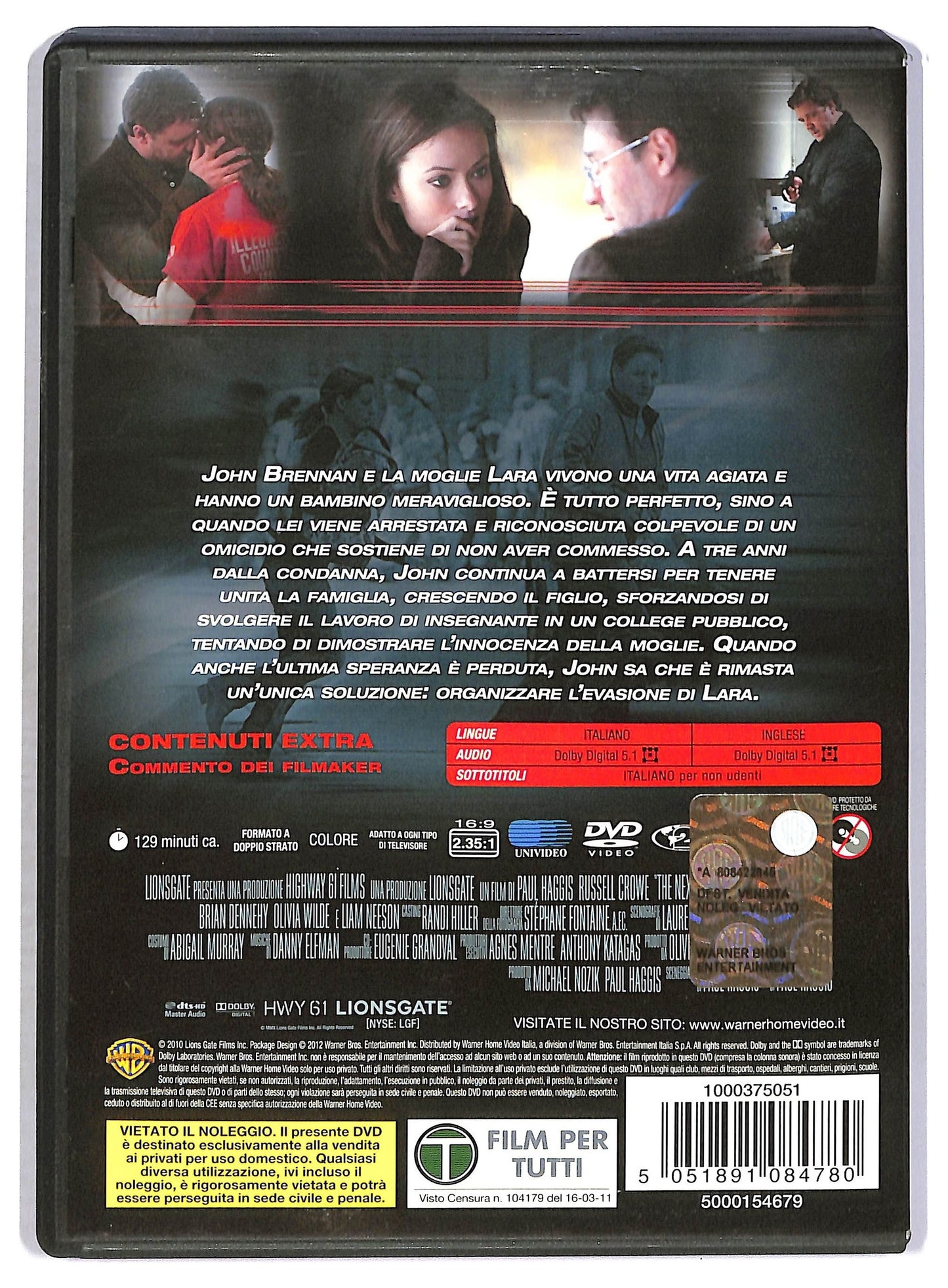 EBOND The next three Days DVD DB678908