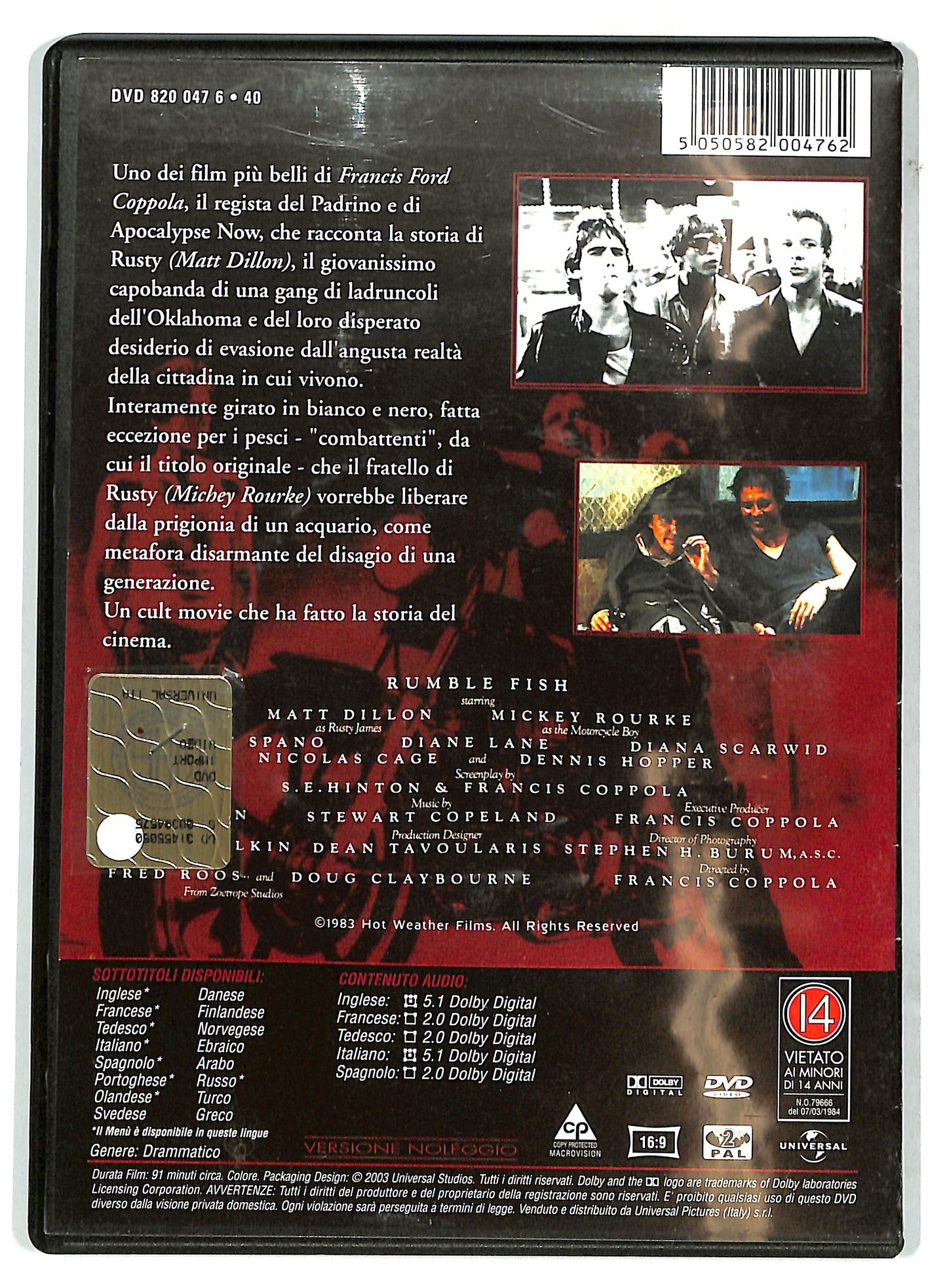 EBOND Rusty il selvaggio NOLEGGIO DVD DB678950