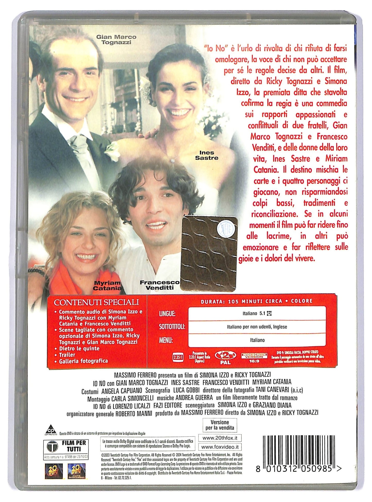 EBOND Io No NOLEGGIO DVD DB679128