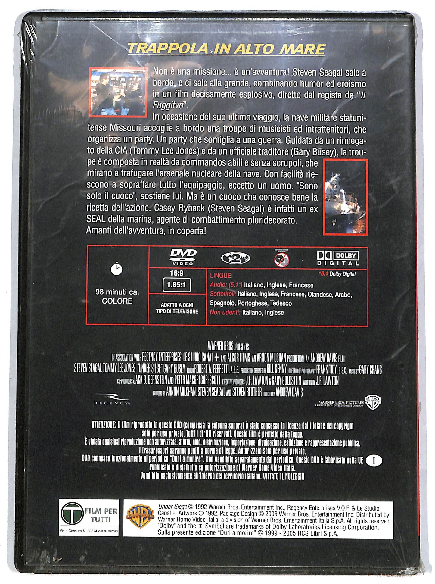 EBOND Trappola in alto mare EDITORIALE DVD DB679208