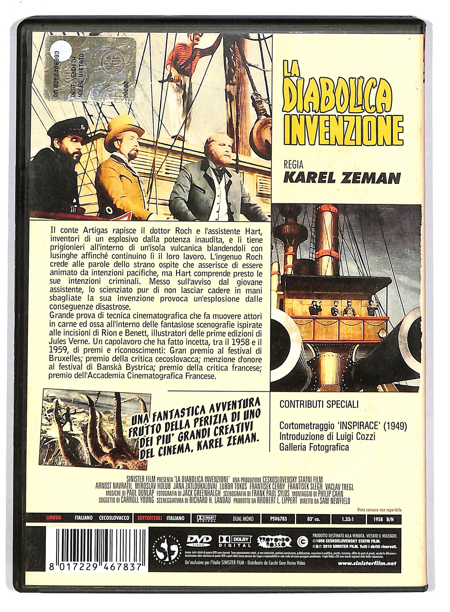 EBOND La diabolica invenzione DVD DB679224