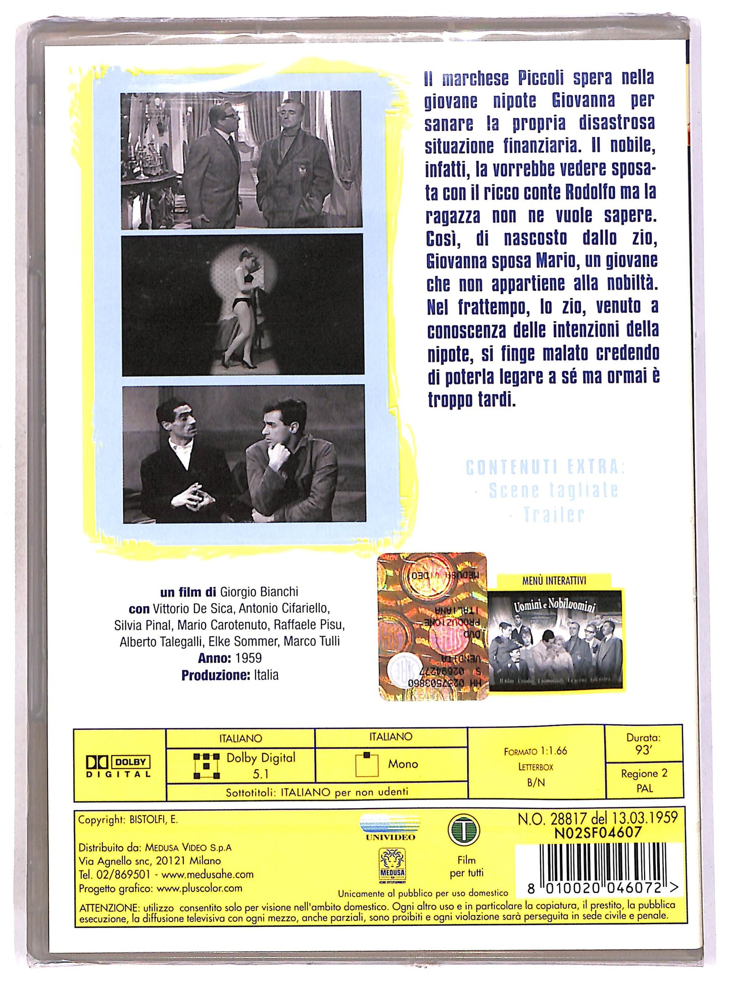 EBOND Uomini e nobiluomini DVD DB679241