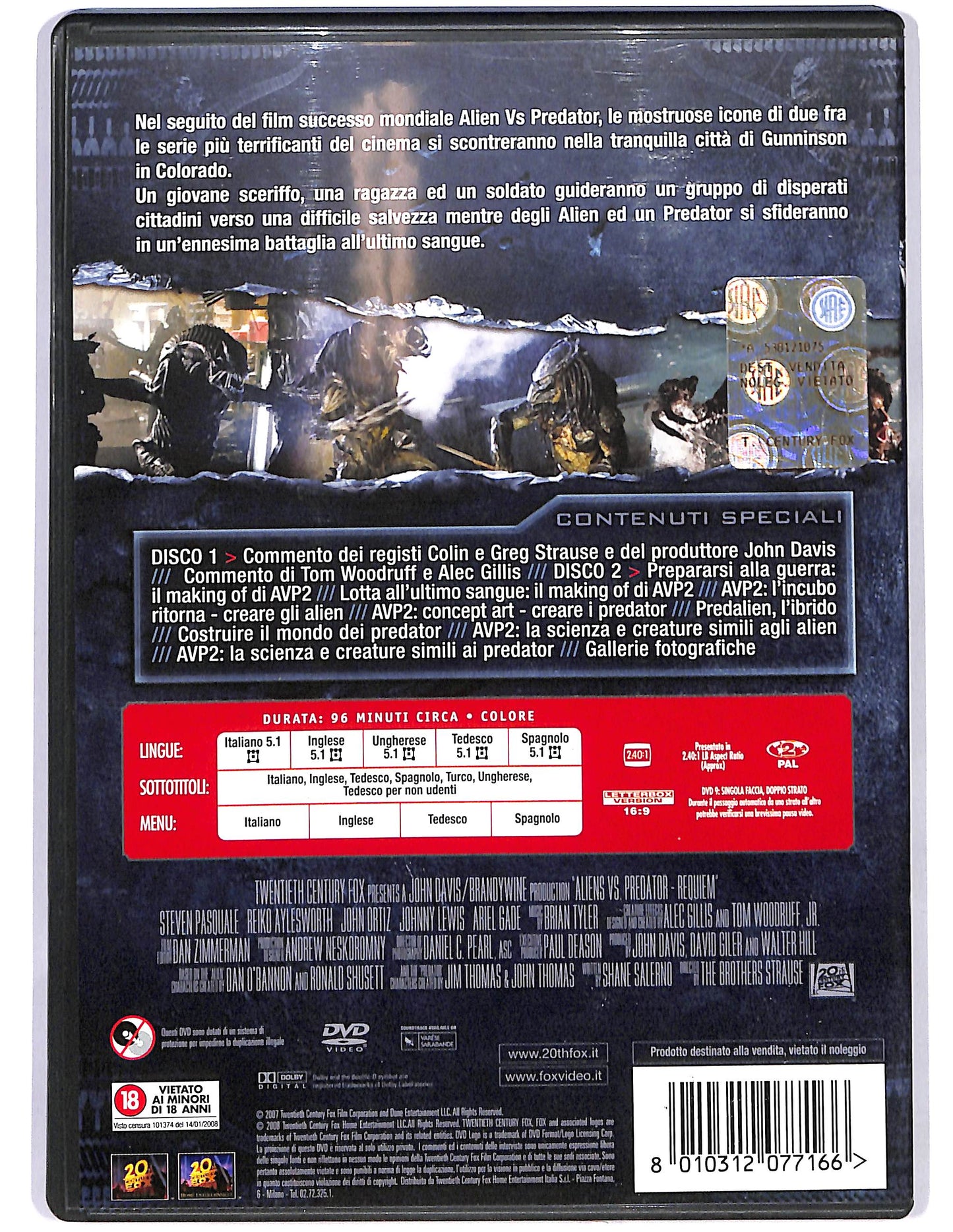 EBOND Aliens vs. Predators 2 EDIZIONE SPECIALE 2 dischi DVD DB679404