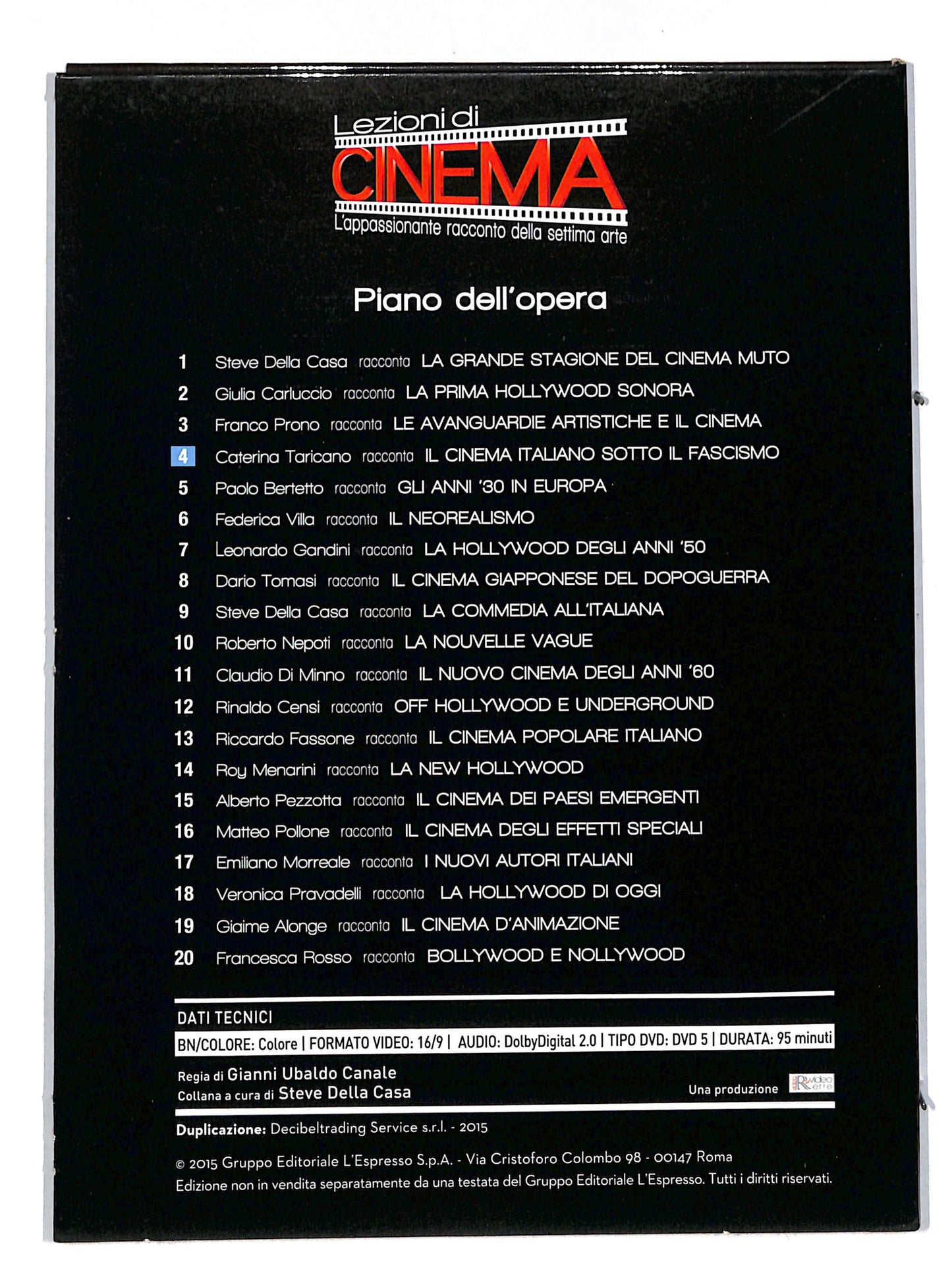 EBOND Il cinema italiano sotto il fascismo vol 4 EDITORIALE DVD DB679413