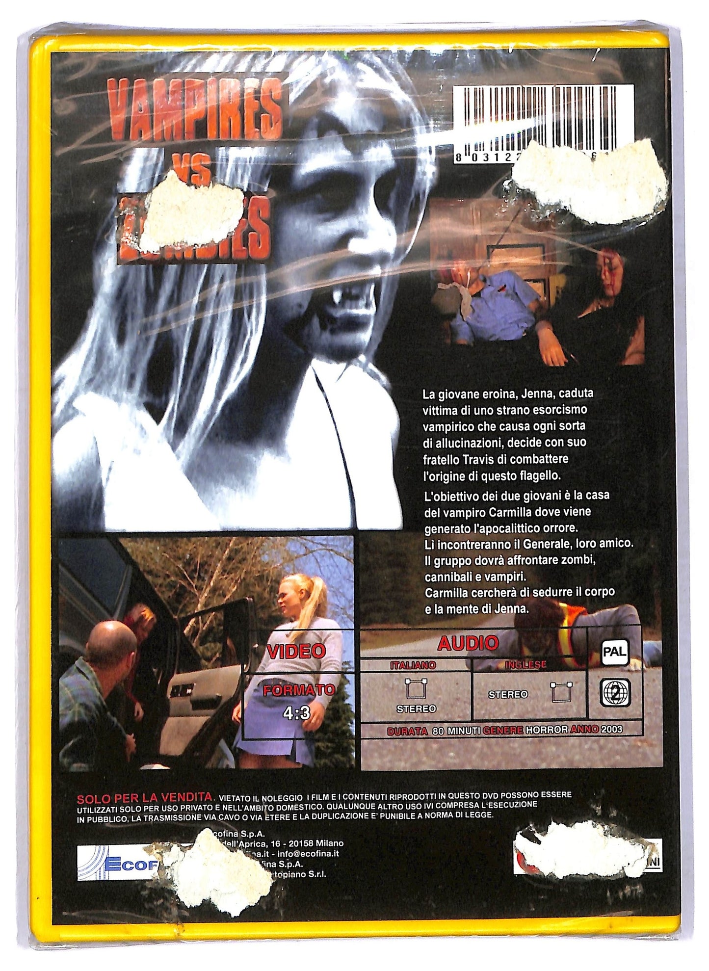 EBOND Vampires vs Zombies DVD DB679469