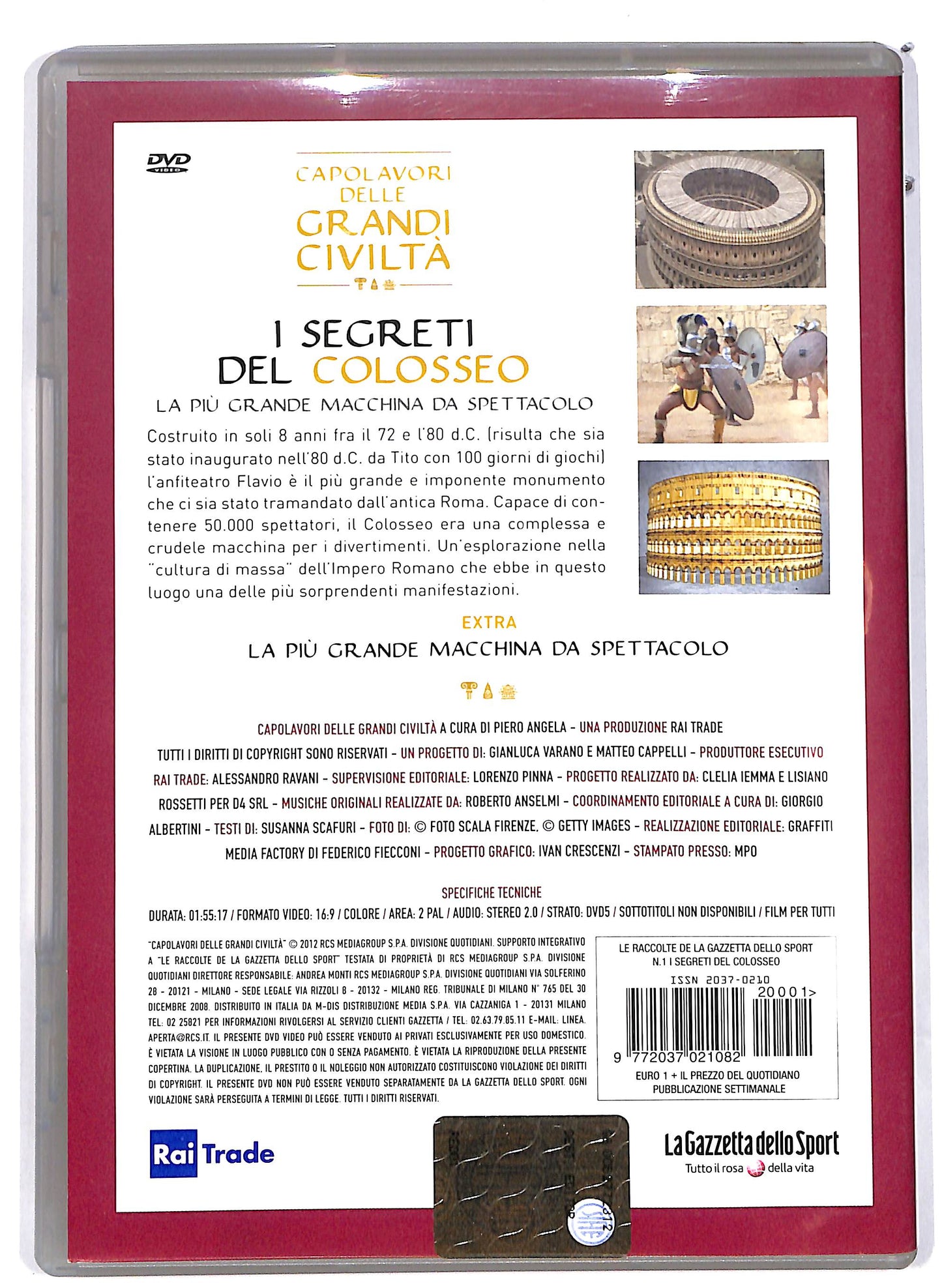 EBOND I Segreti Del Colosseo vol.1 EDITORIALE DVD DB679845