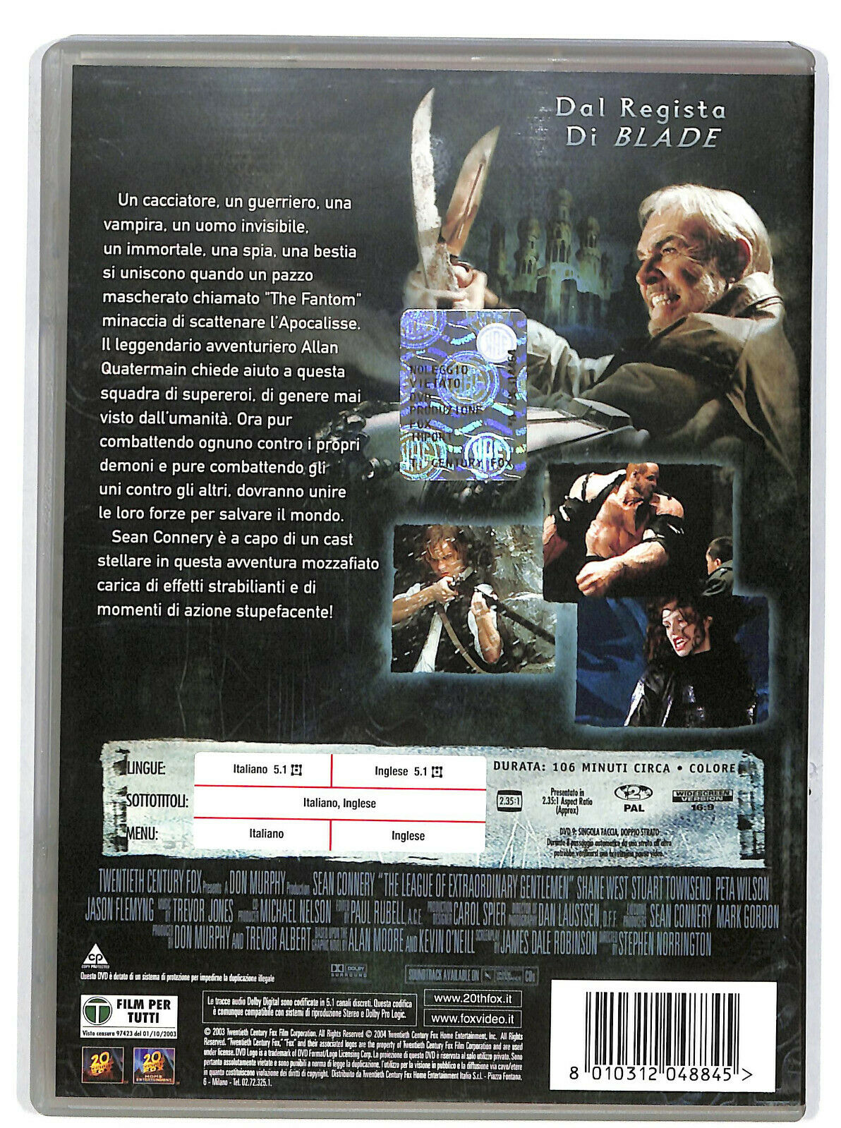 EBOND La Leggenda Degli Uomini Straordinari DVD DB679859