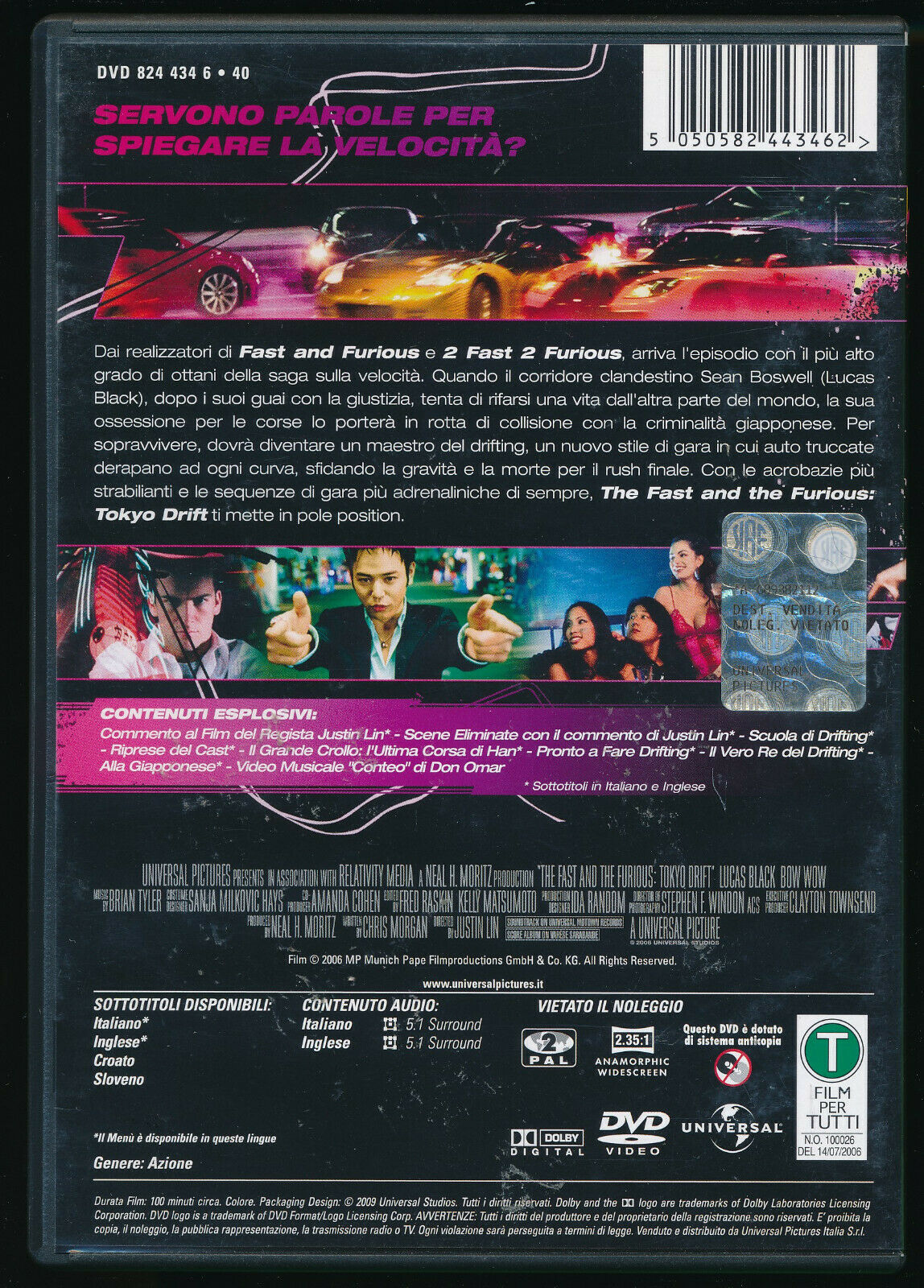 EBOND The Fast And The Furious - Tokyo Drift DVD DB679904