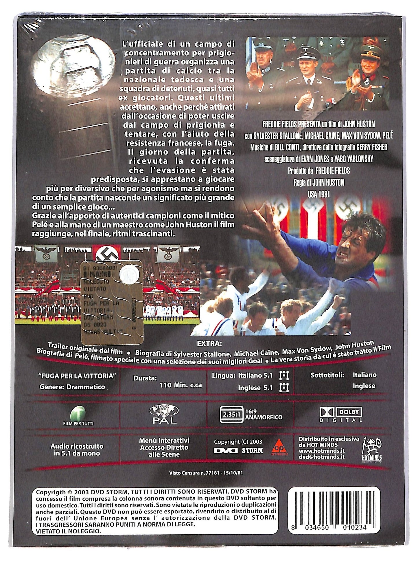 EBOND fuga per la vittoria  EDIZIONE SPECIALE DVD DB679905