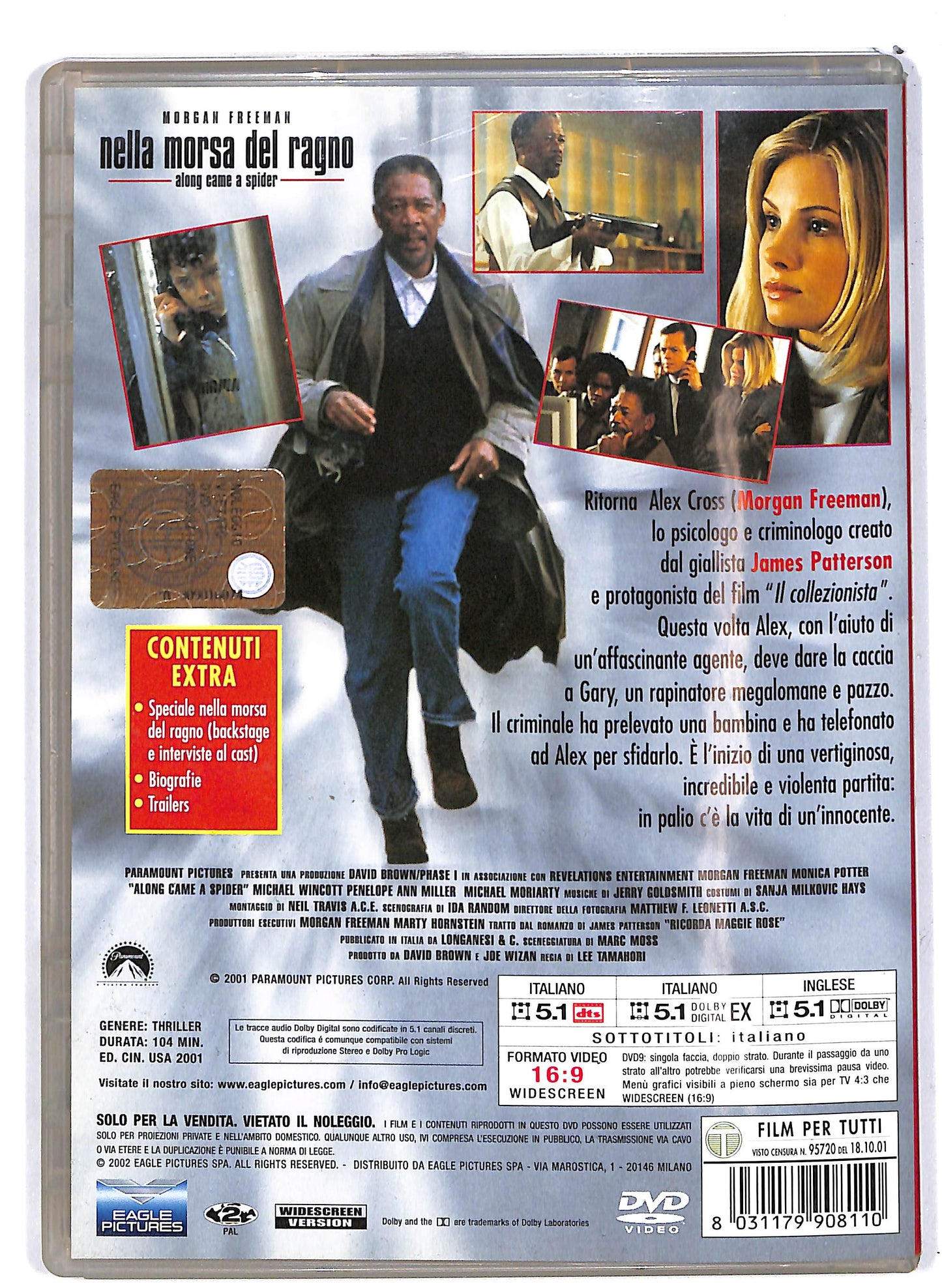 EBOND Nella morsa del ragno Along came a spider DVD DB679915