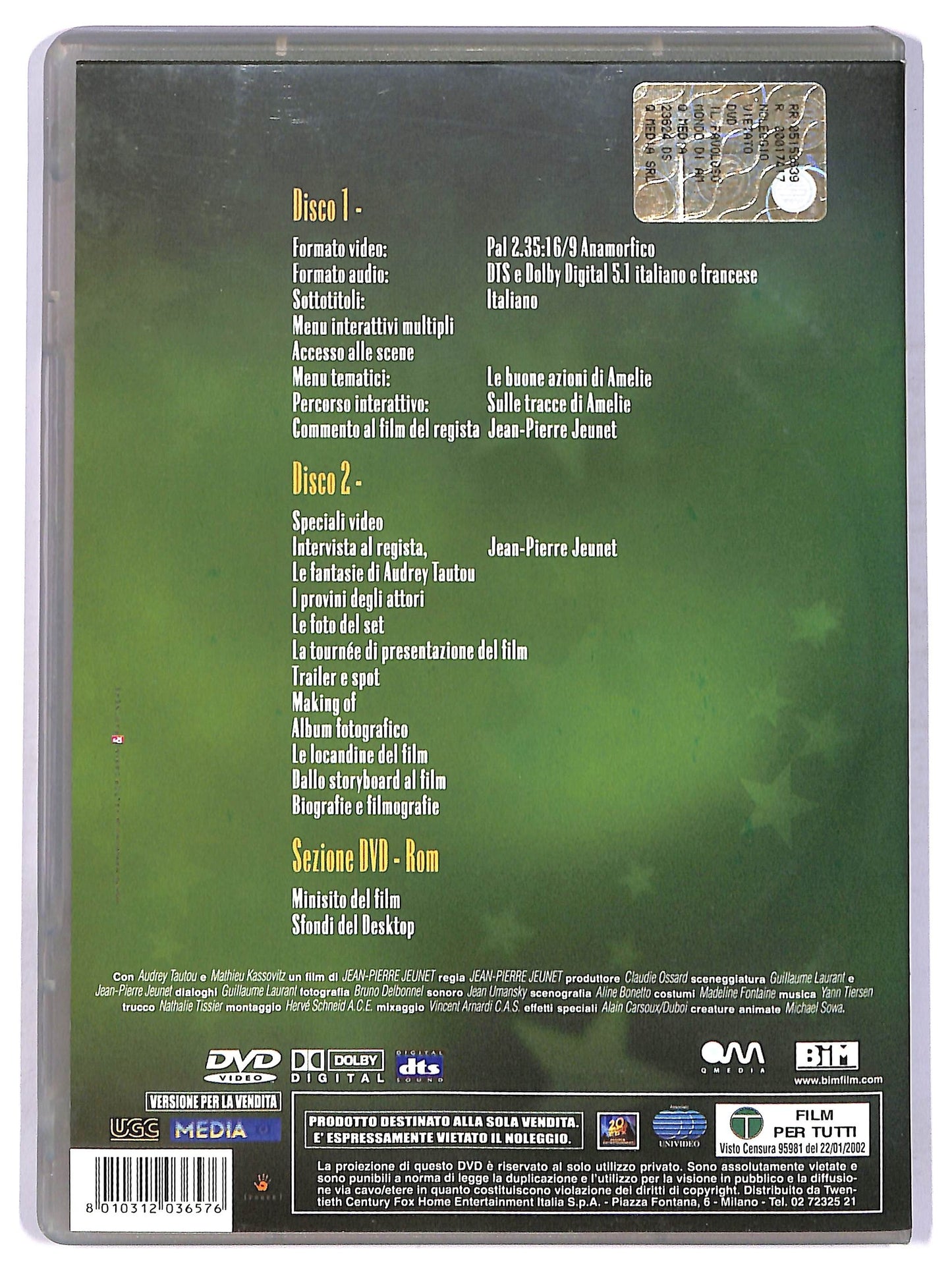 EBOND Il Favoloso Mondo Di Amelie DVD DB679949