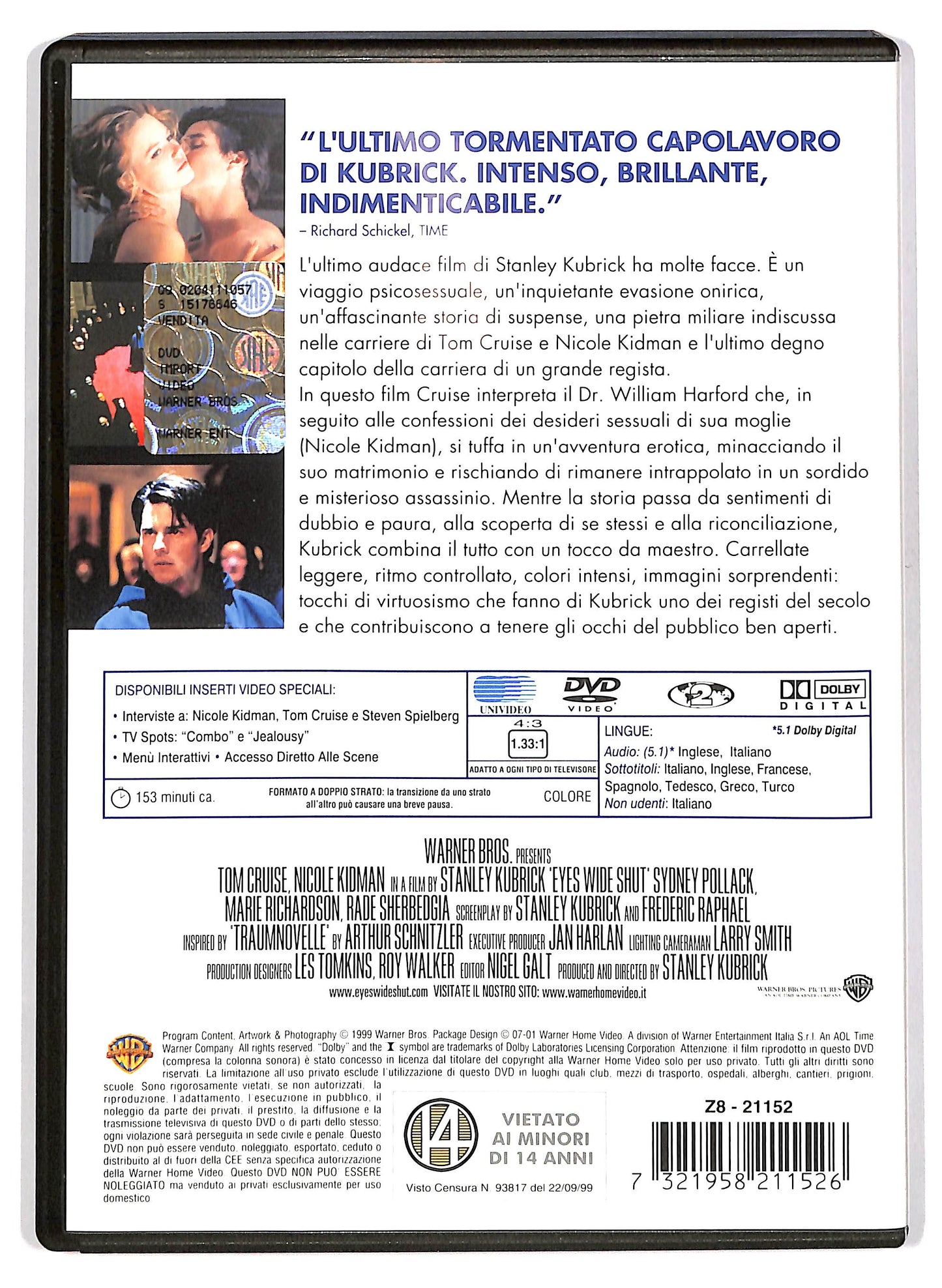 EBOND Eyes Wide Shut DVD DB680113