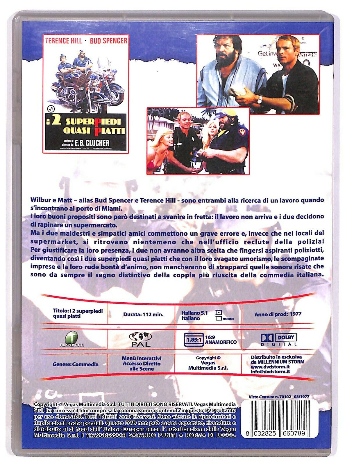 EBOND I 2 Superpiedi Quasi Piatti - Bud Spencer, Terence Hill DVD DB680253