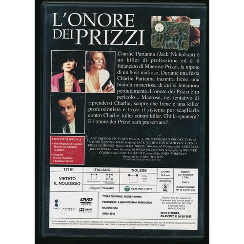 EBOND L'onore Dei Prizzi DVD DB680624