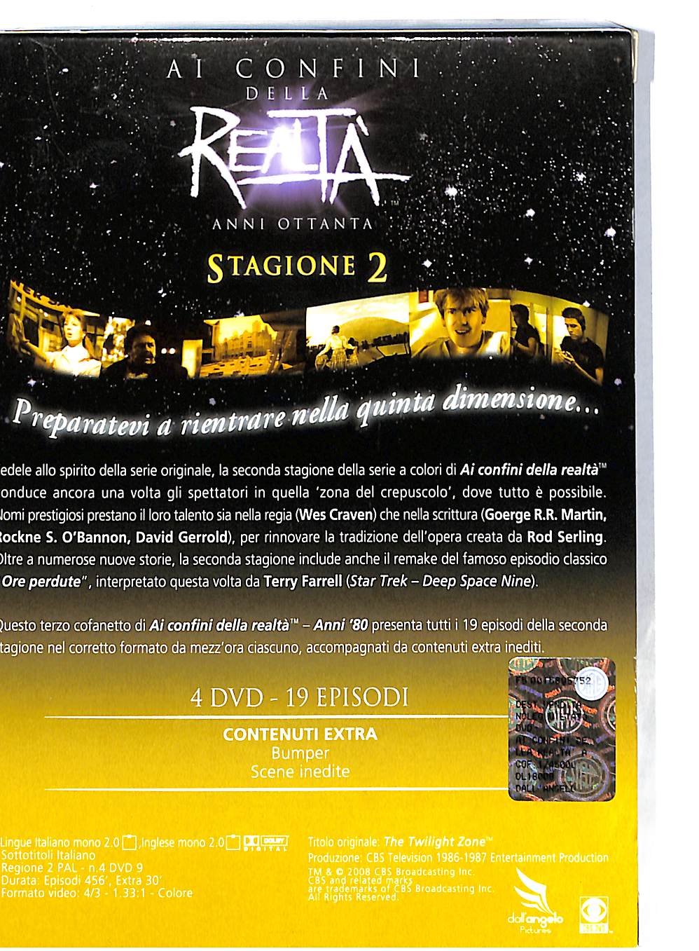 EBOND Ai Confini Della Realta Anni Ottanta Stagione 2 DVD DB680804