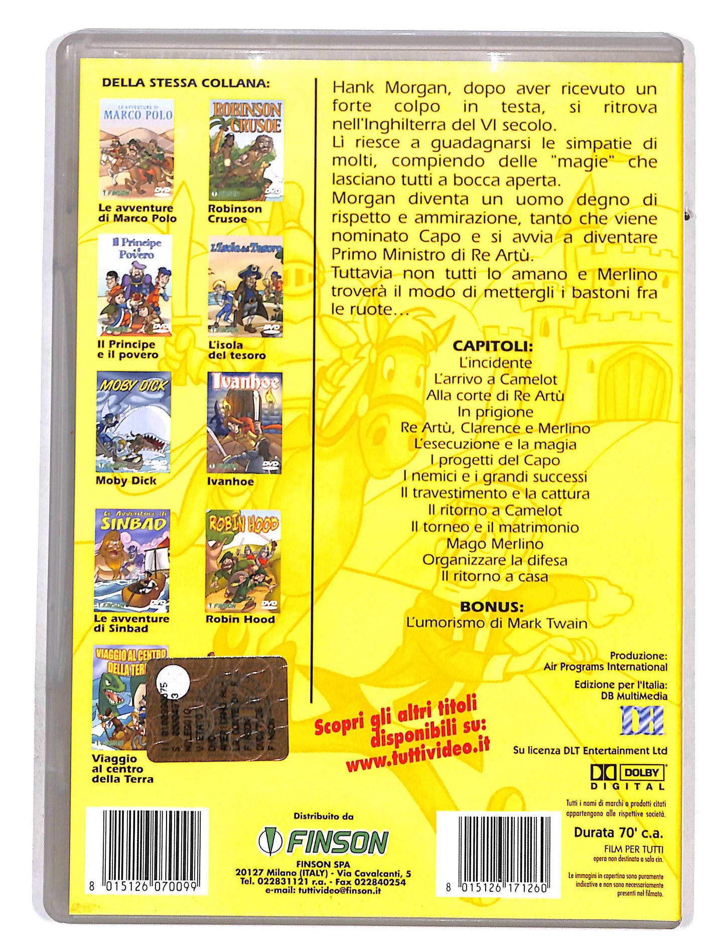 EBOND Un Americano del connecticut alla corte di re Artu DVD DB680818