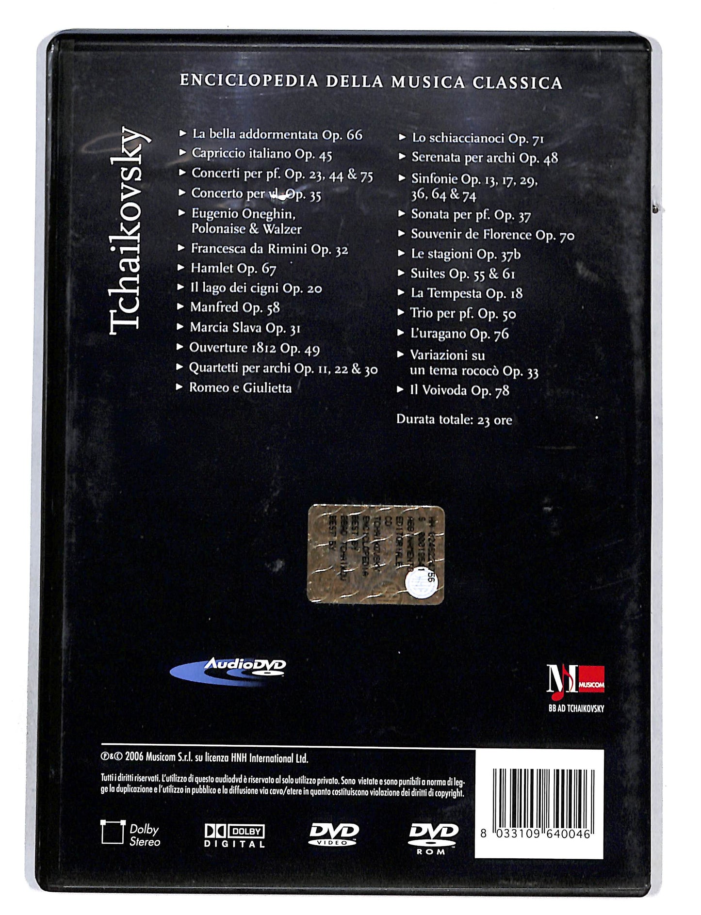 EBOND Enciclopedia della musica classica Vol 7 - Tchaikovsky DVD DB680854