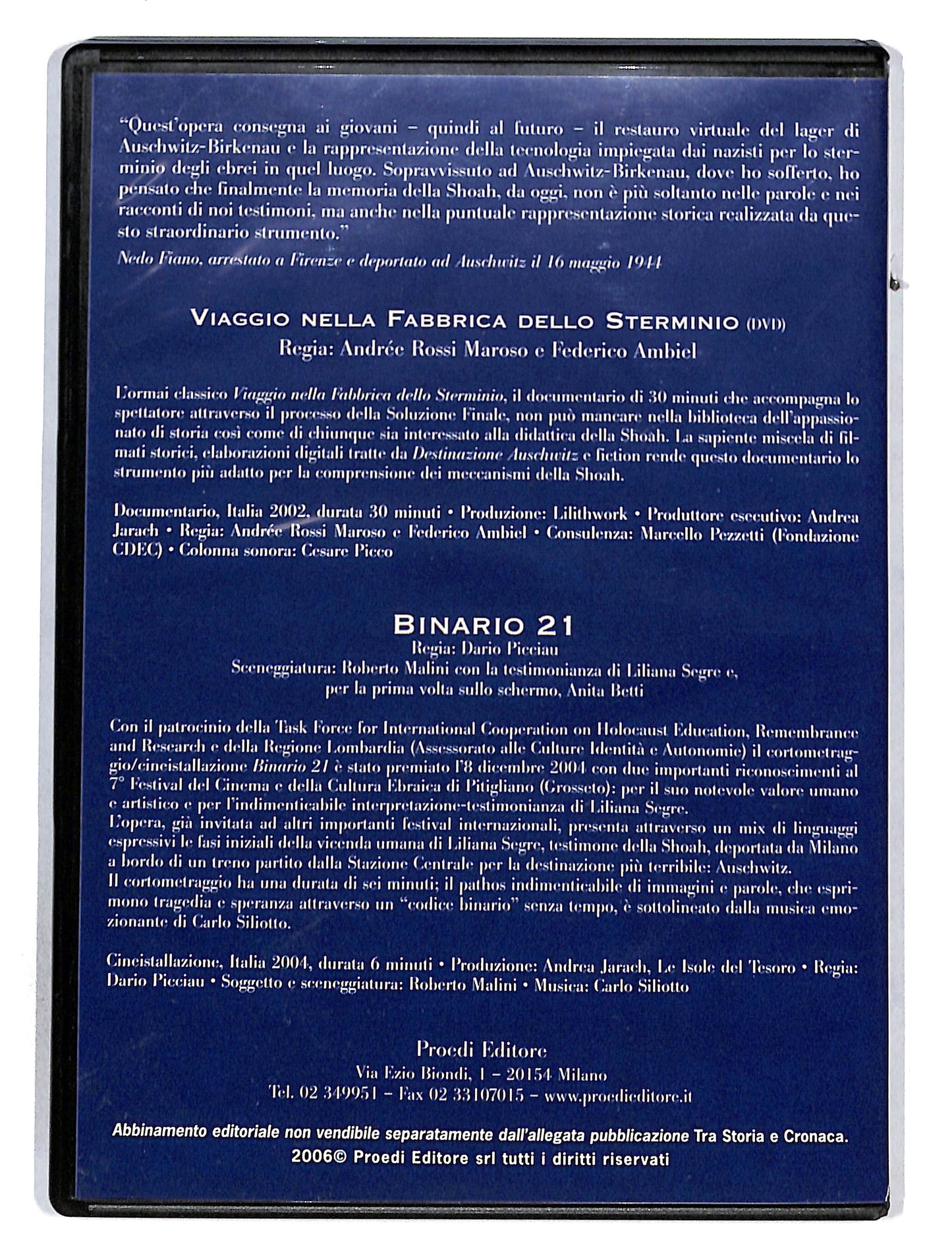 EBOND Viaggio nella Fabbrica Sterminio EDITORIALE DVD DB680915