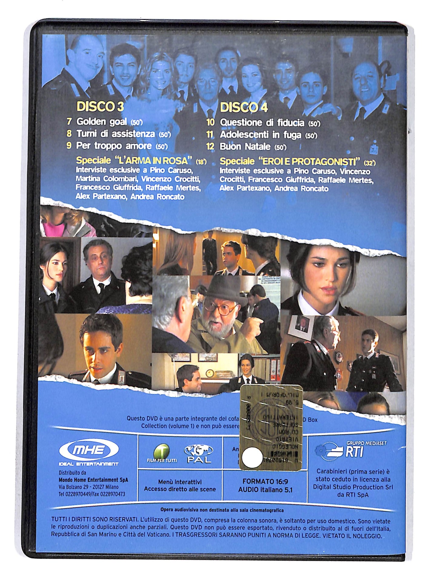 EBOND Carabinieri vol.1 Prima serie DVD DB680923