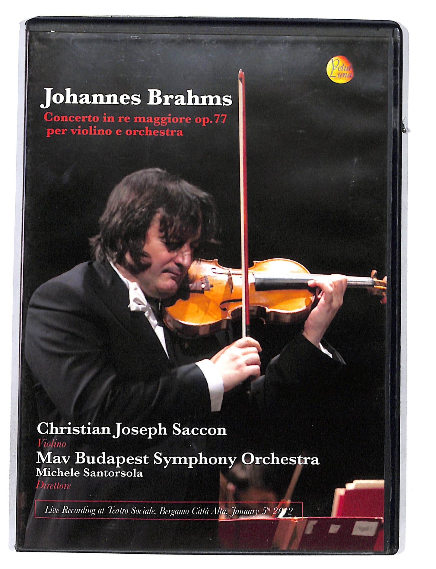 EBOND Brahms concerto in re maggiore op.77 per violino e orchestra DVD DB680939