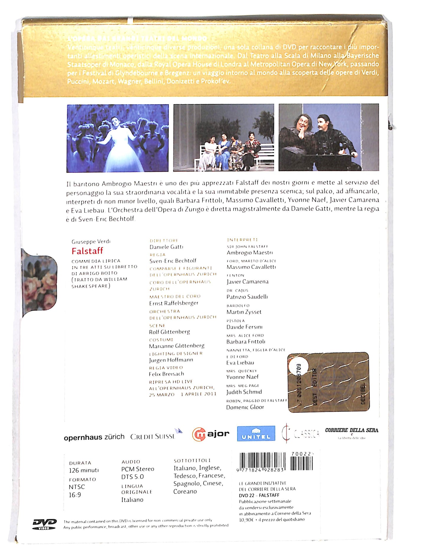 EBOND L'opera dai grandi teatri del mondo vol.22 - Falstaff DVD DB680945