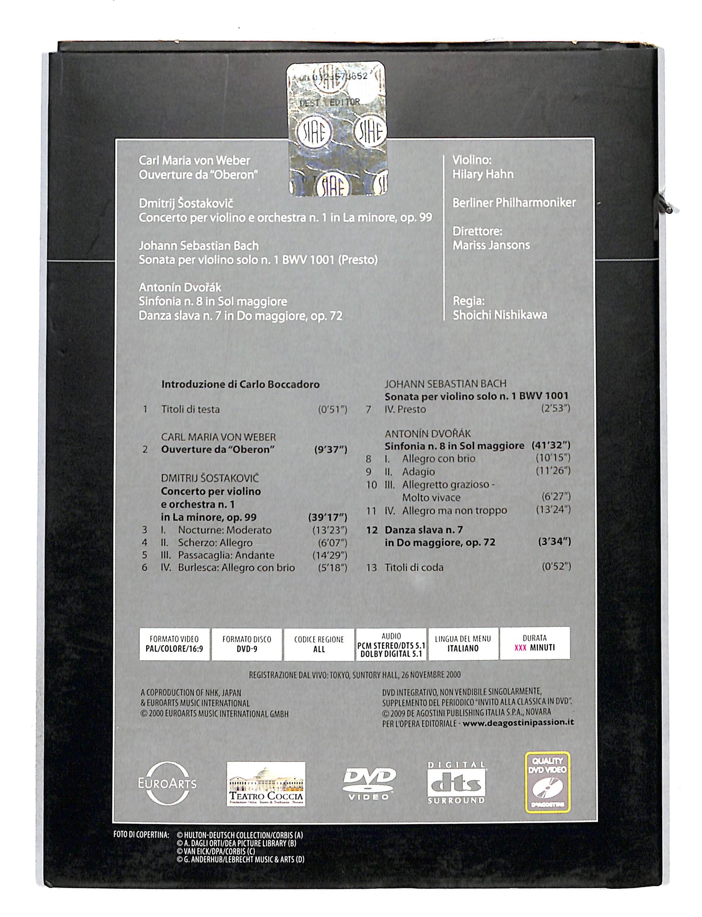 EBOND invito alla classica in dvd vol 58 - Sostakovic DVD DB680953