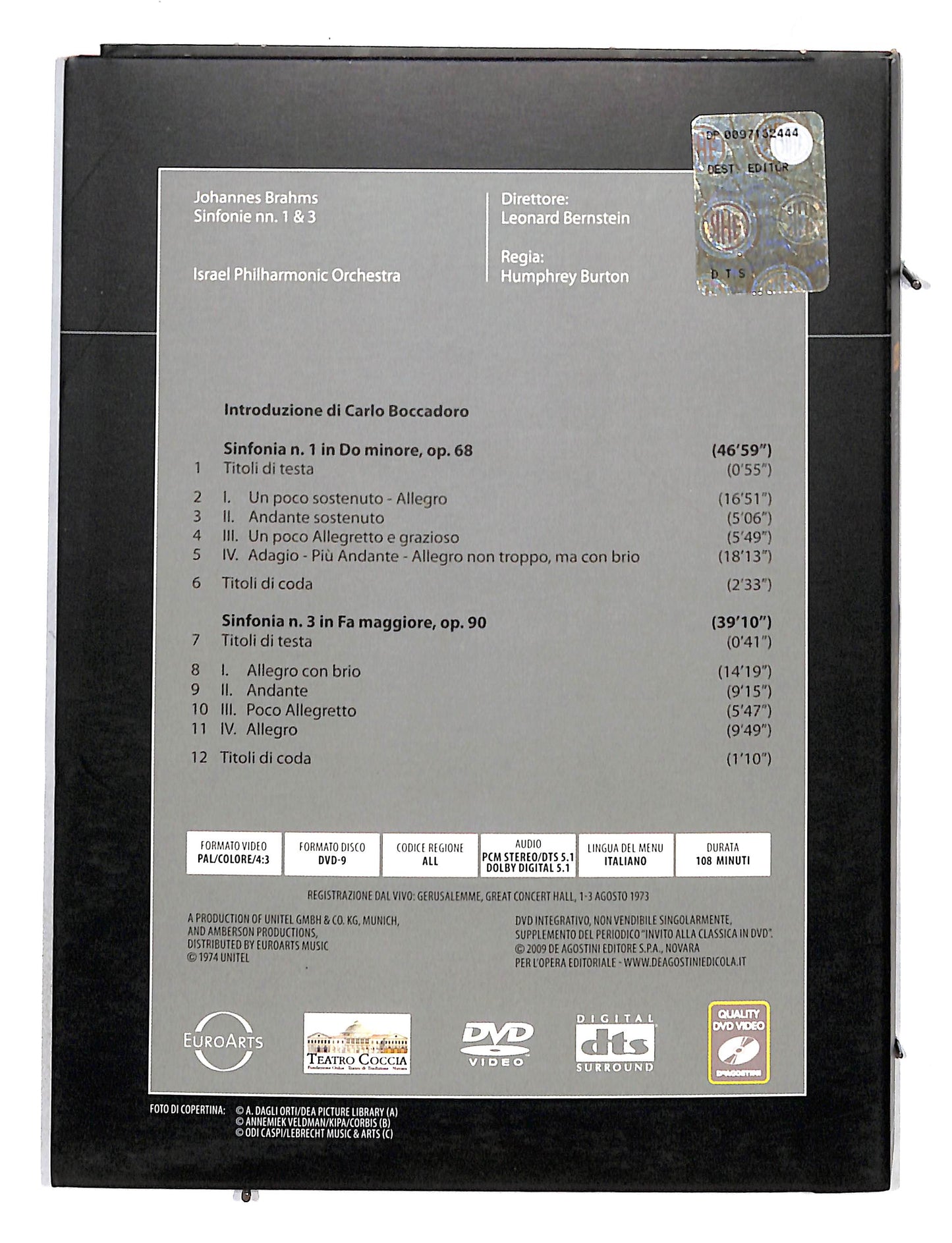 EBOND Invito alla classica in Dvd vol.24 - Brahms DVD DB680958