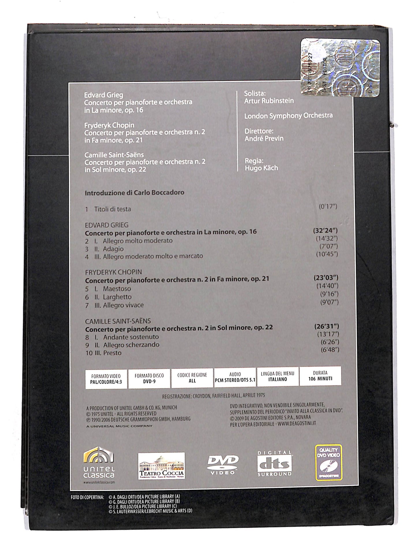 EBOND Invito alla classica in Dvd vol 17 - Grieg DVD DB680962