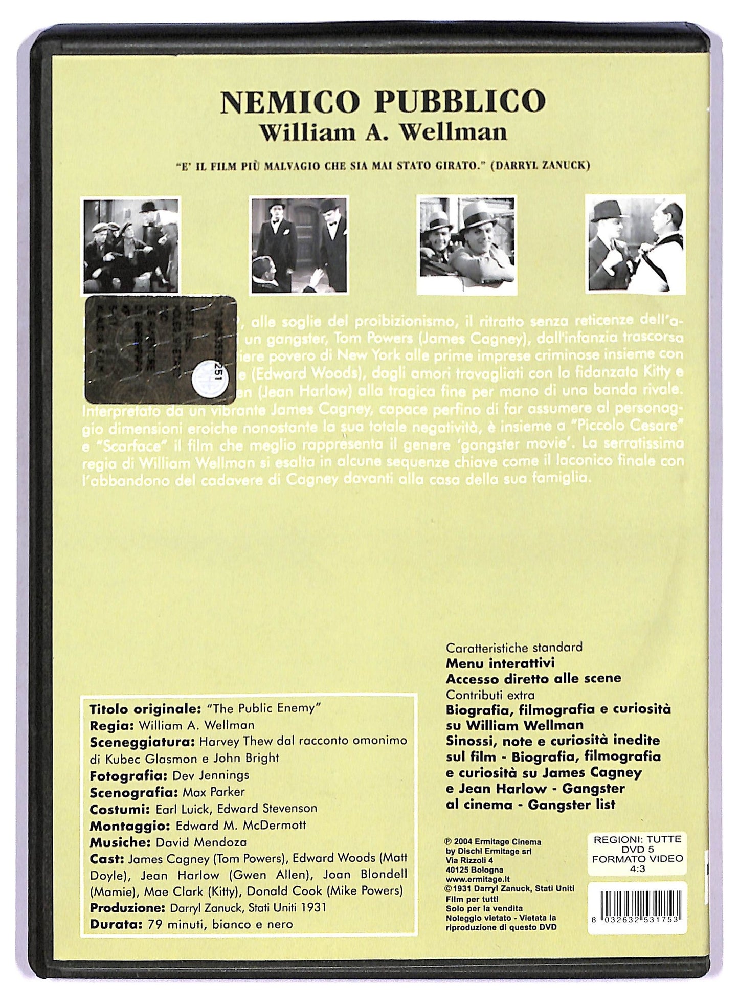 EBOND Nemico Pubblico (1931) DVD DB680966