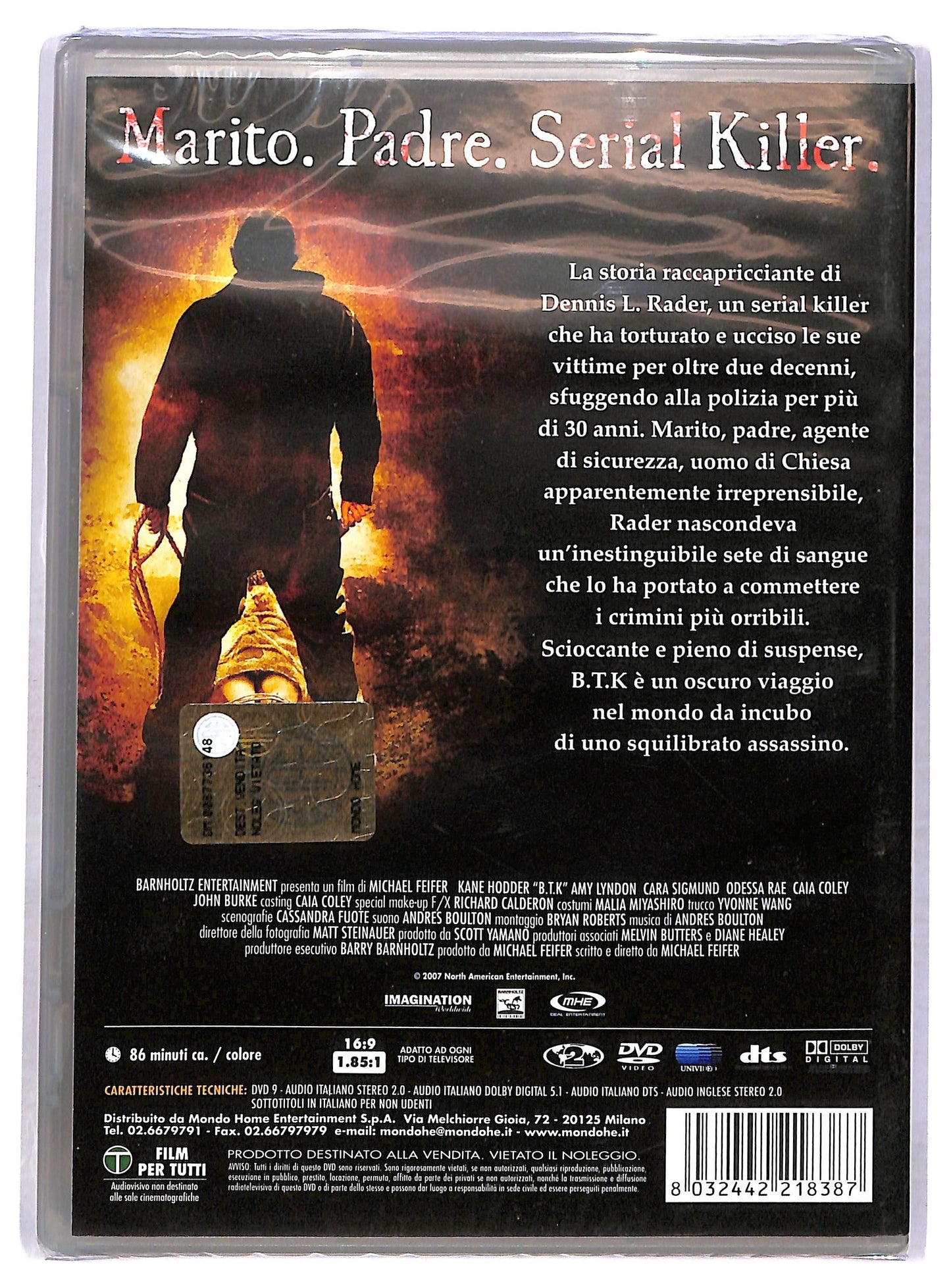 EBOND B.T.K Bind Torture Kill Capitolo Finale DVD DB681129