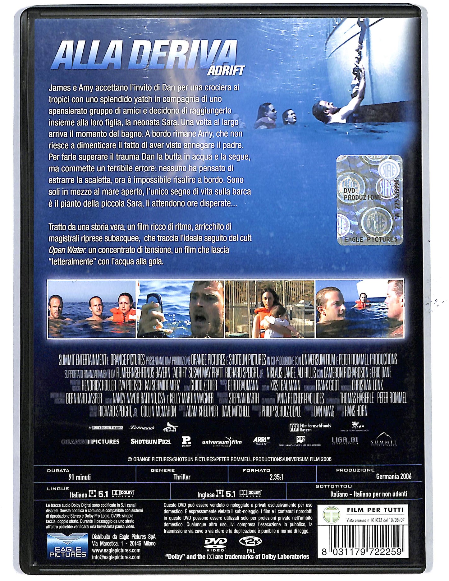 EBOND Alla deriva Adrift DVD DB681160