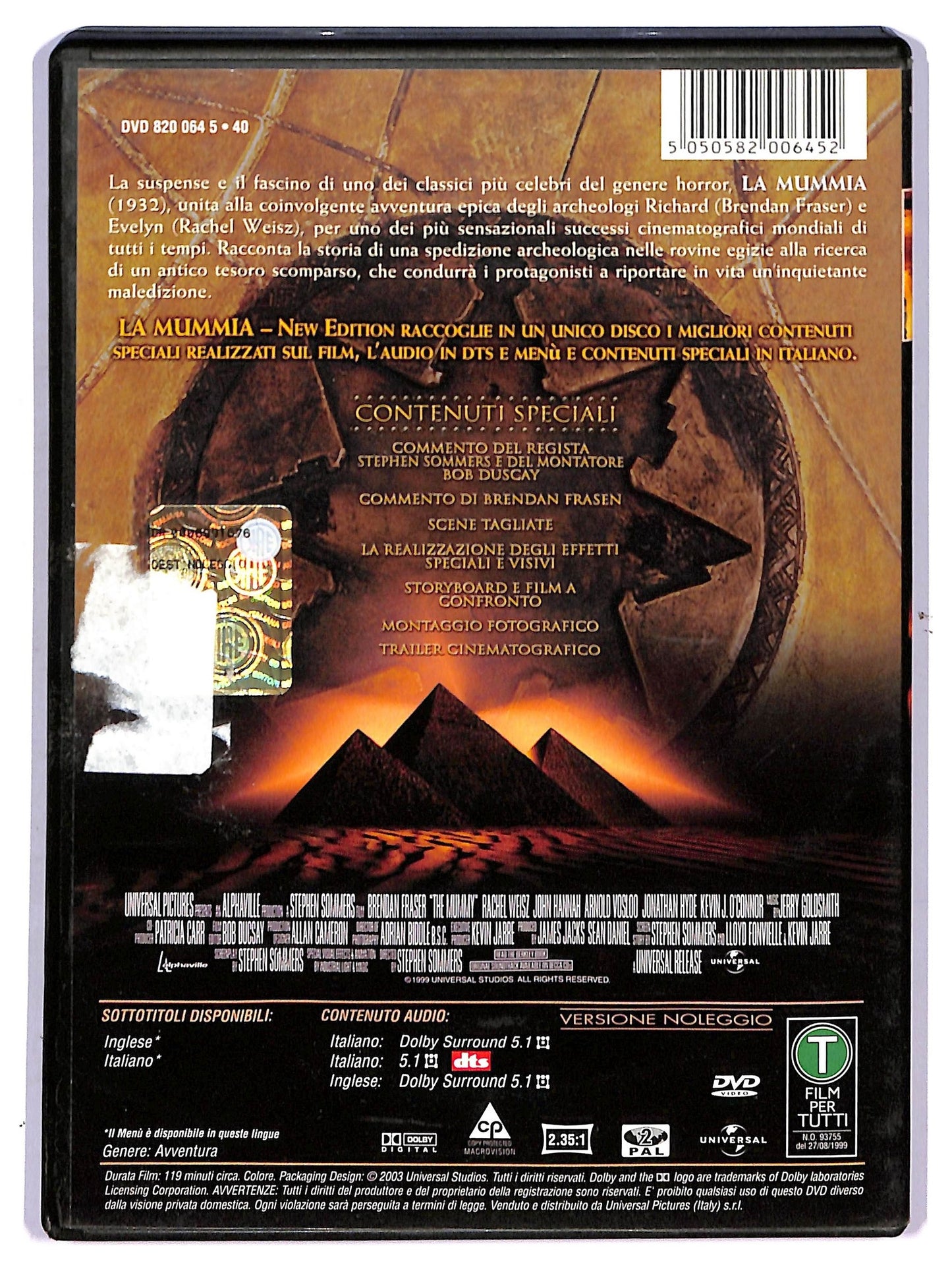 EBOND La mummia NOLEGGIO DVD DB681232