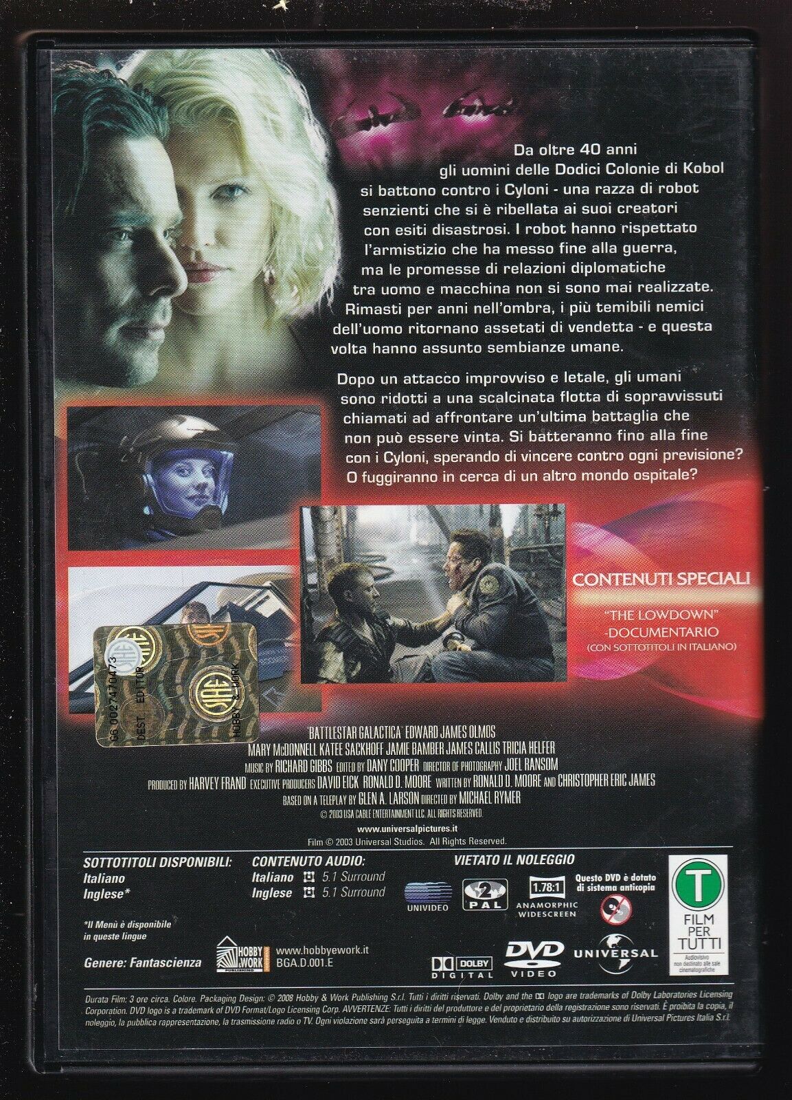 EBOND Battlestar Galactica La Miniserie Vol.1 Editoriale DVD DB681339