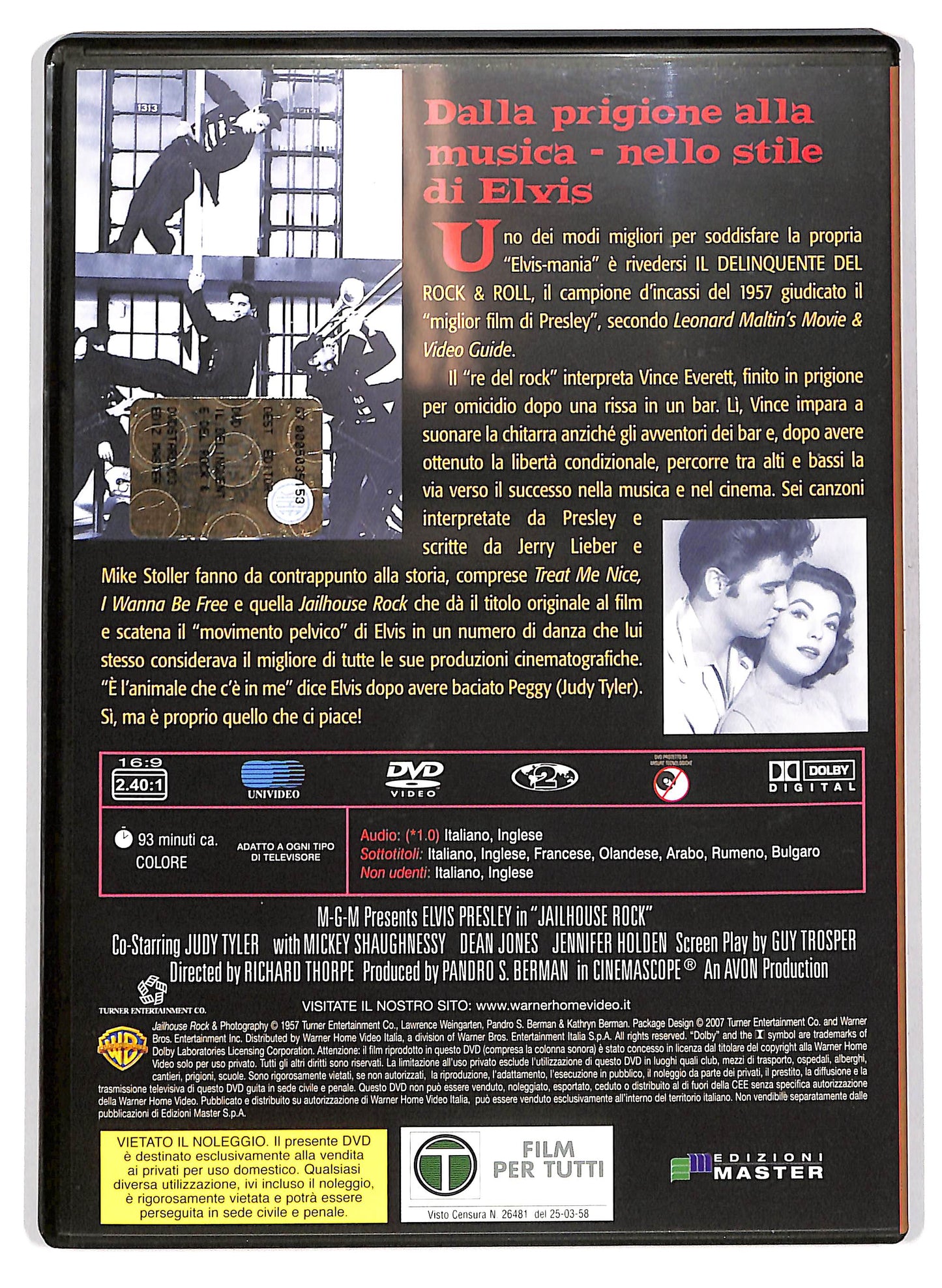 EBOND Il delinquente del rock and roll EDITORIALE DVD DB681628