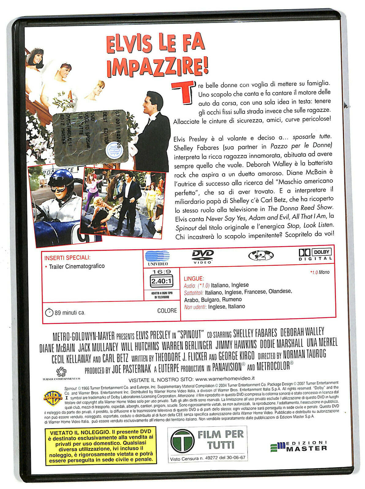 EBOND Elvis LVoglio sposarle tutte DVD DB681632