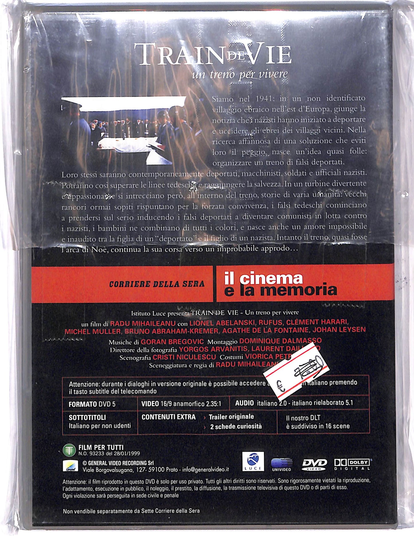 EBOND Train de vie Un treno per vivere EDITORIALE DVD DB681663