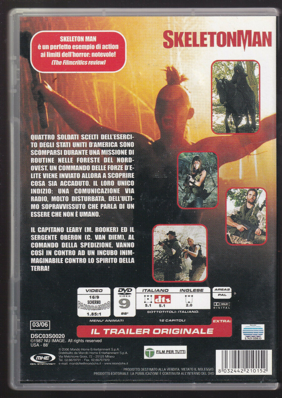 EBOND Skeletonman DVD DB681859