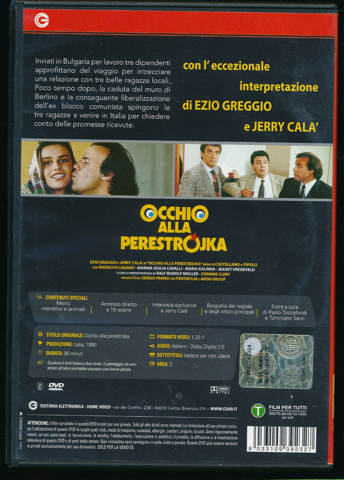 EBOND Occhio Alla Perestrojka DVD DB681921