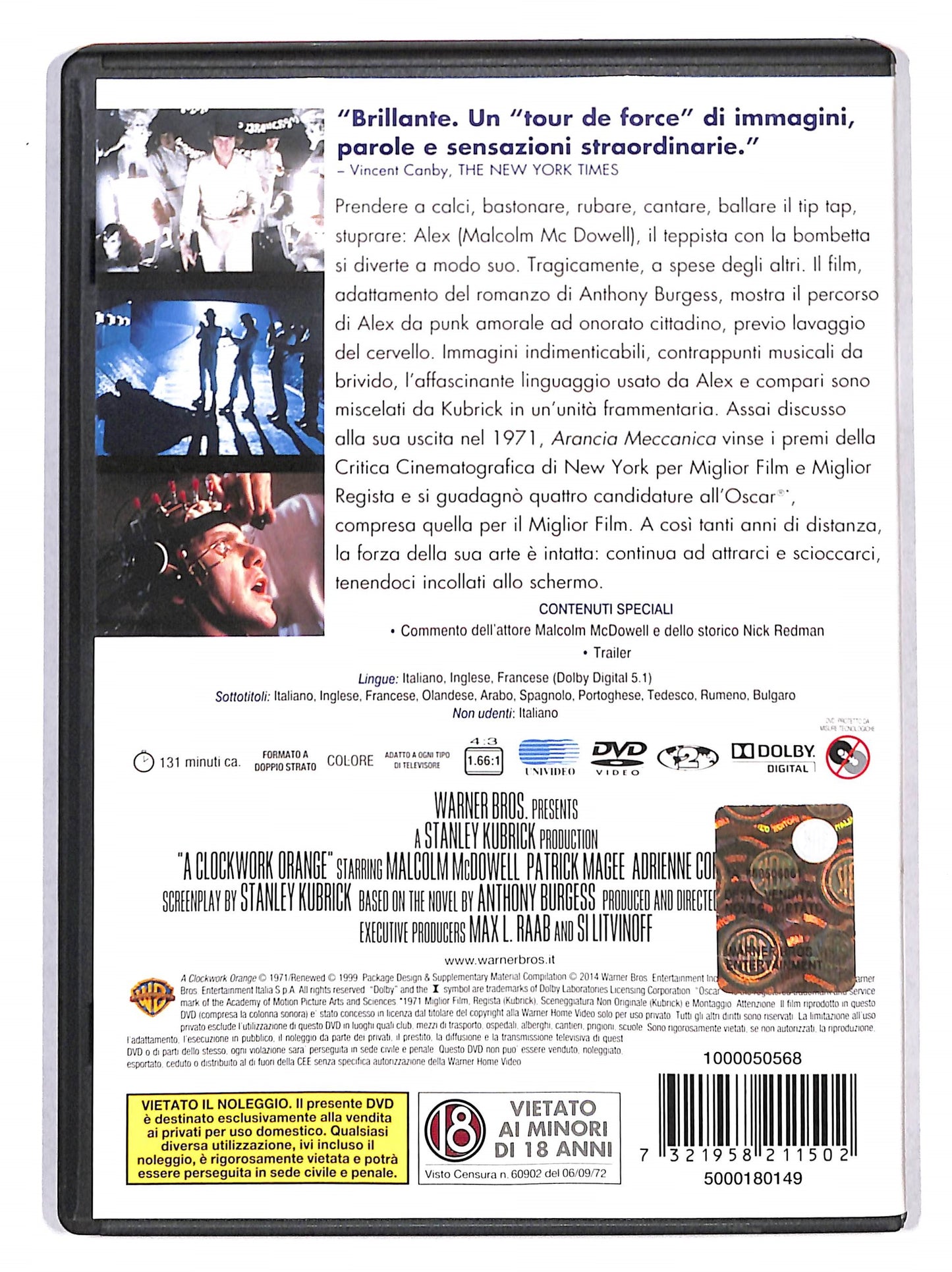 EBOND Arancia Meccanica DVD DB681933