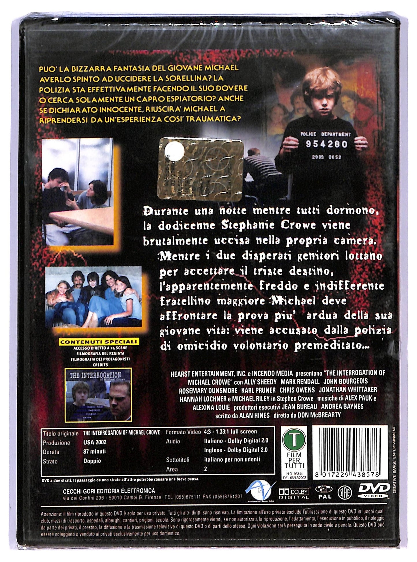 EBOND The Interrogation of Michael Crowe DVD DB682113