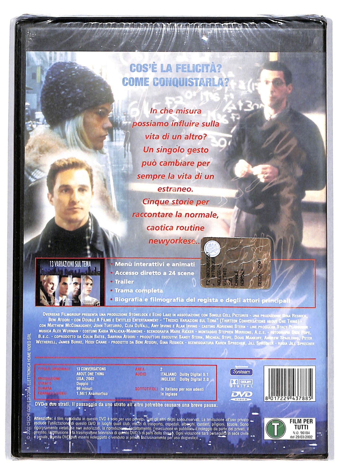 EBOND Tredici variazioni sul tema DVD DB682136